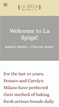 Mobile Screenshot of laspigabakery.com